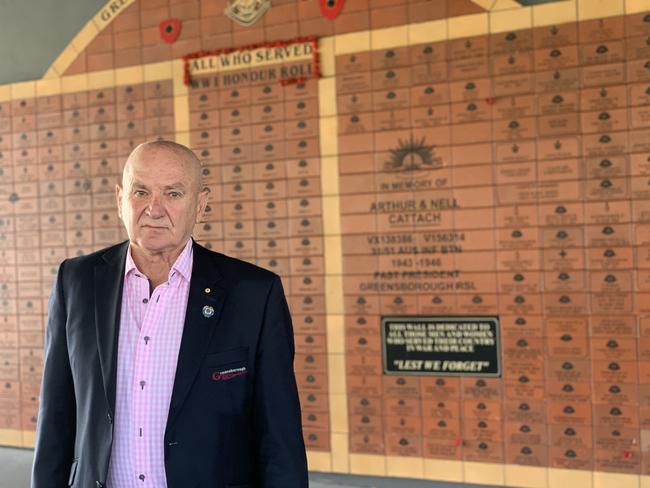 Greensborough sub-branch RSL president Lee Webb received a Medal of the Order of Australia in 2019 for his service to veterans. Picture: Kirra Grimes