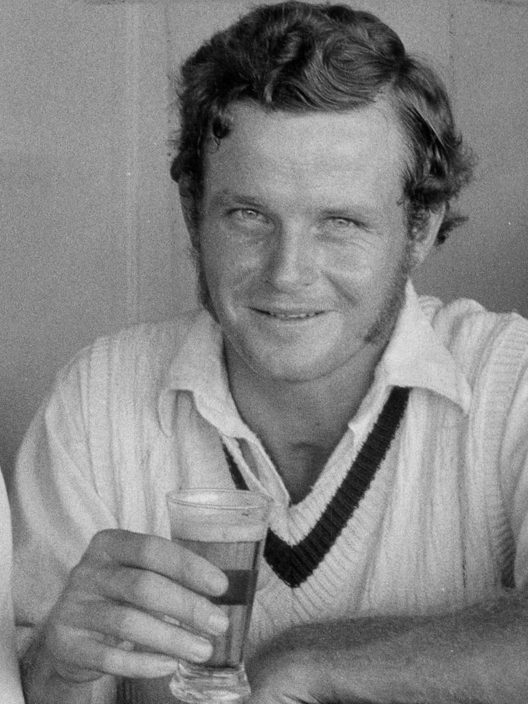 Queensland bowler Geoff Dymock,