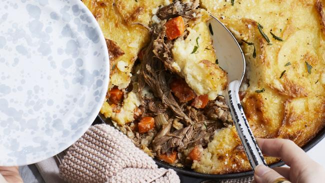 Winter warmer: Alice Zaslavsky’s Stockman’s Pie. Picture: Guy Bailey