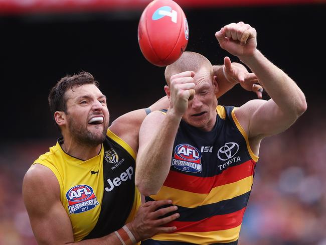 Richmond star Toby Nankervis learnt his trade under Steven Taubert. Picture: Phil Hillyard