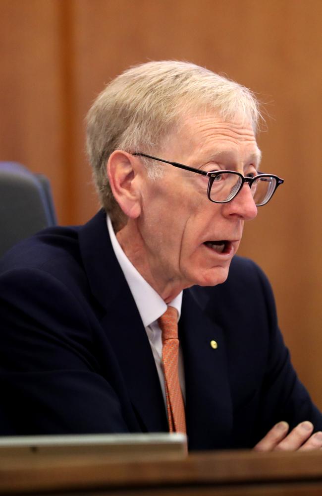 The world is waiting for Commissioner Kenneth Hayne’s recommendations that will shake up the financial sector. Picture: David Geraghty/The Australian.