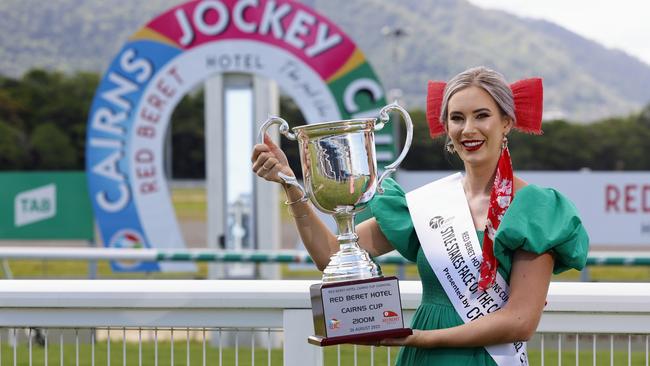 Chloe Fegatilli has been announced as the Face of the Cairns Cup racing carnival for 2023. Photo: Brendan Radke