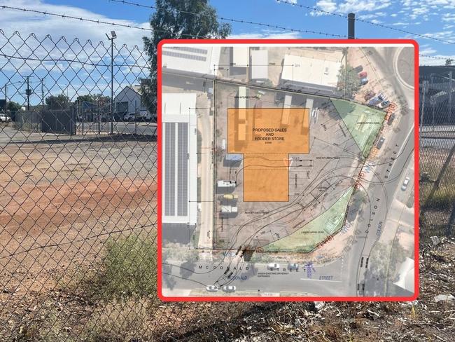 Laucke Mills are proposing to build a new premises on the corner of McDonald and Colson St in Ciccone, Alice Springs.