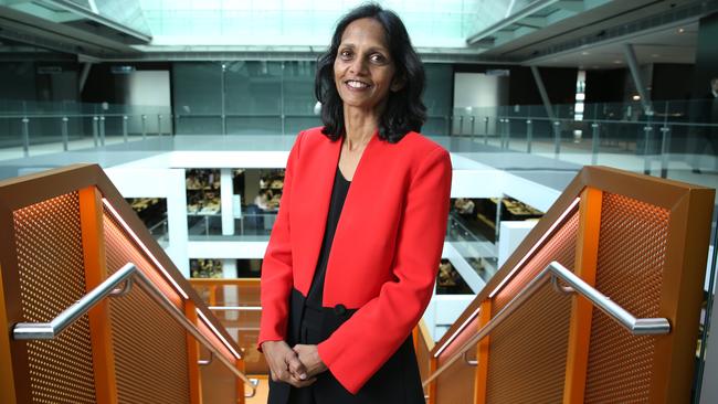 Macquarie Group CEO Shemara Wikramanayake before handing down full year results for the company, photographed at their headquarters in Sydney. Britta Campion for The Australian