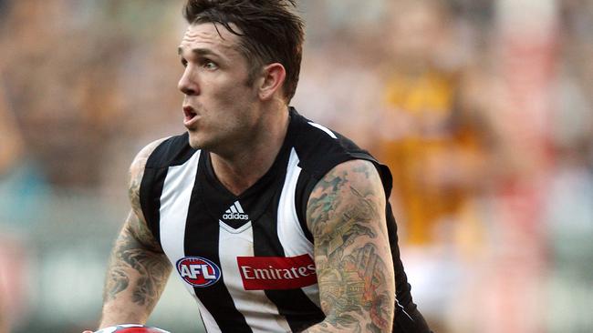 Collingwood v Hawthorn. MCG. Dane Swan