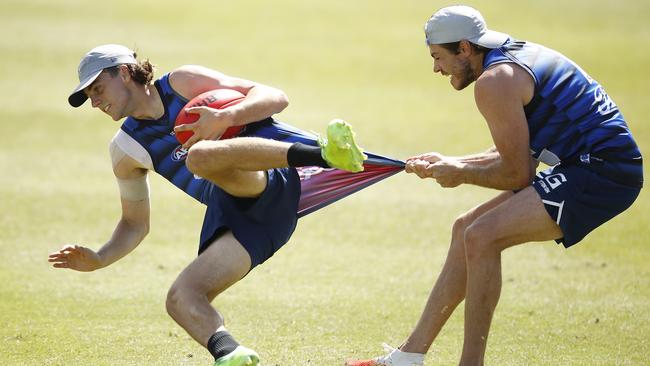 Jordan Clark can add some dash for the Cats from defence. Picture: Daniel Pockett/Getty Images