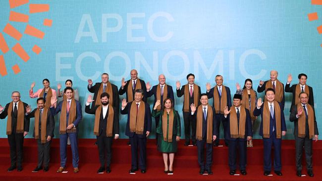 The APEC family photo. Picture: AFP