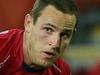 Reds Mike Harris scores. The Queensland Reds vs the Melbourne Rebels at Suncorp Stadium in Brisbane. Pic Peter Wallis