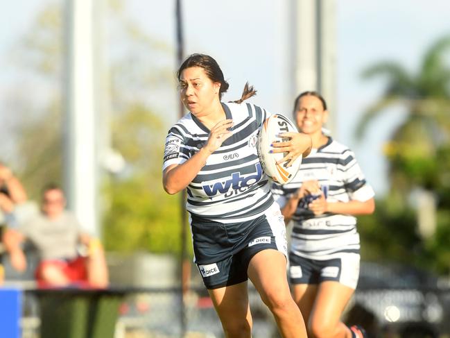 Talia Corrie was named best on ground for Darwin Brothers in the Womens NRLNT Grand Final 2022. Picture: (A)manda Parkinson