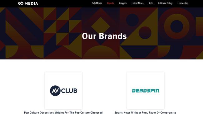 G/O Media’s website still lists Deadspin as one of its brands.