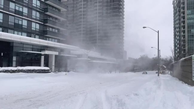 Snow Twister spins in Toronto as winter storm hits southeastern Canada