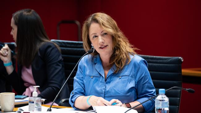 Committee chair Abigail Boyd called for greater transparency. Picture: NCA NewsWire / Christian Gilles