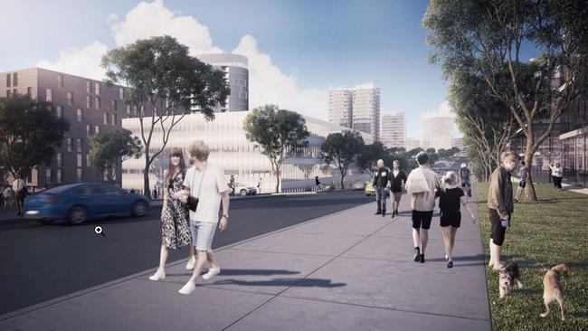 An artist impression of the Castle Hill Showground precinct. Courtesy: NSW Government