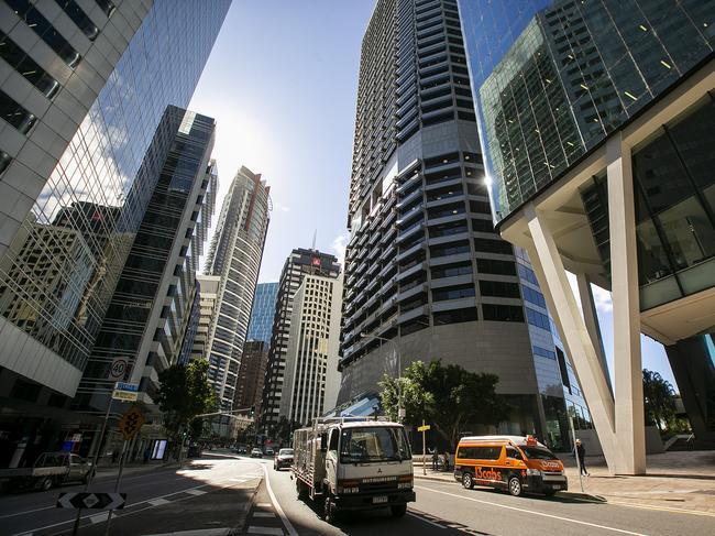 BRISBANE, AUSTRALIA - NewsWire Photos JULY 08, 2020. Buildings in the financial district in the Brisbane CBD. Picture: NCA NewsWire / Jono Searle