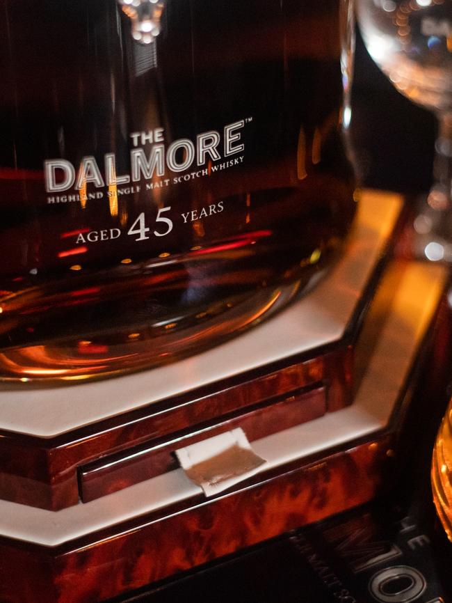 Dalmore whisky is some of the ‘precious liquid’ at the Heritage Lounge.