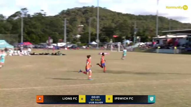 Replay: Lions FC v Ipswich FC (U12 boys silver cup) - Football Queensland Junior Cup Day 2