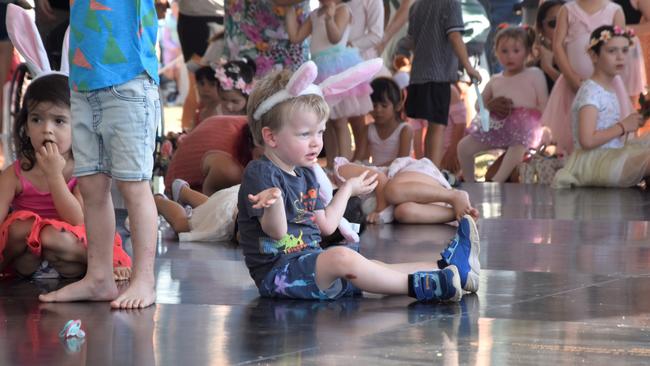 Baby Ballet Darwin performed at the Nightcliff Seabreeze Festival, 2023. Picture: Sierra Haigh