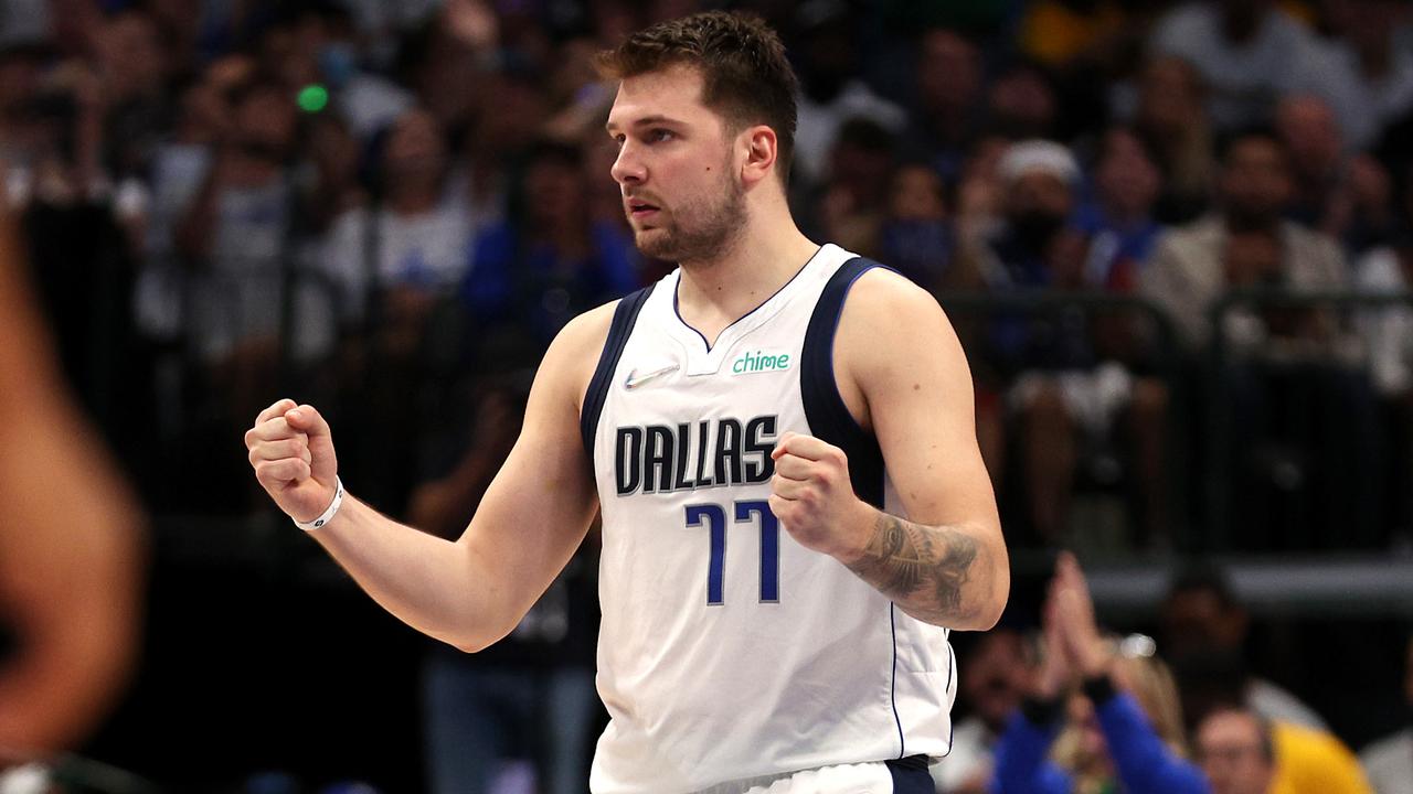 Doncic shined once again as Dallas ensured it wouldn’t be swept by the Warriors (Photo by Tom Pennington/Getty Images)