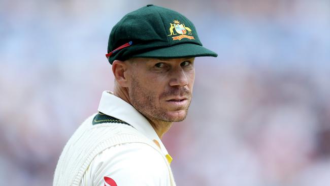 David Warner during Day four.