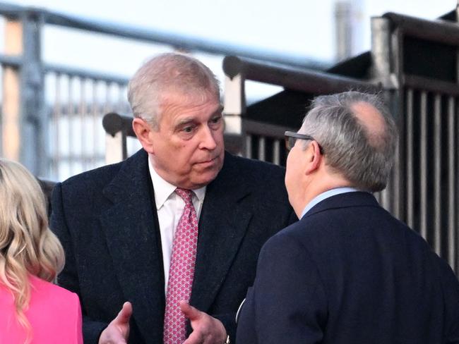 Prince Andrew attends the Coronation Concert at Windsor Castle. Picture: AFP