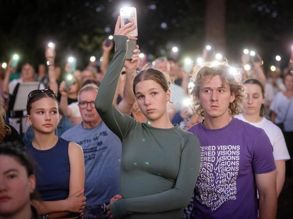 <p>How could a woman simply vanish during her morning run? It&rsquo;s a question many still ask as mum Samantha Murphy&rsquo;s body is yet to be found. Ballarat community members held a vigil back in March as 22 year old local Patrick Stephenson was charged with her murder. Picture: Mark Stewart</p>