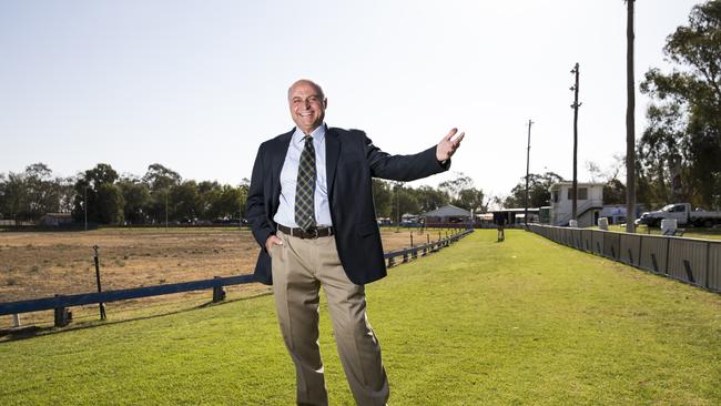 Coonamble Mayor Ahmad Karanouh pictured at the track. Picture: Dylan Robinson