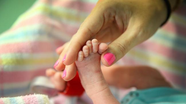 Babies at the Neonatal Intensive Care Unit at Randwick's Royal Hospital for Women are often as small as 500g when they are born. Picture: Rohan Kelly