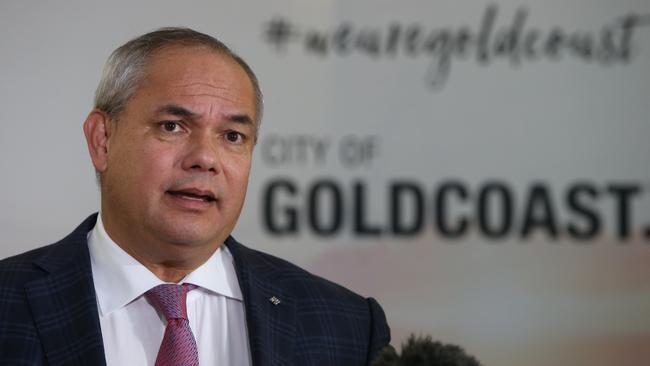 Gold Coast mayor Tom Tate. Picture Glenn Hampson