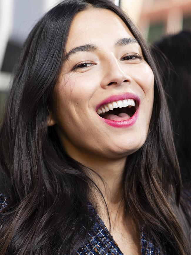 Jessica Gomes also shrugged off whispers that she took a back seat to international model Karolina Kurkova. Picture: Justin Lloyd.