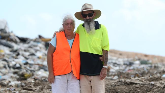 Ian and Cheryl Antonio believe their daughter’s body may have ended up at the dump. Picture: Peter Walis