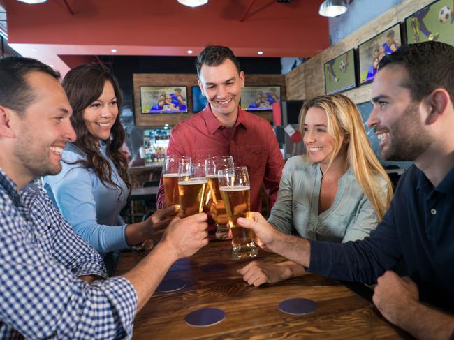 Generic photo of people drinking beer. Picture: iStock