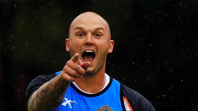 Cory Paterson, during wests Tigers pre season training at St Luke's Park, Concord. pic mark evans