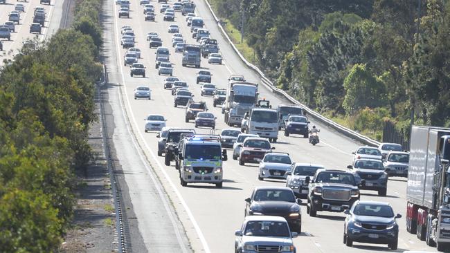 Congestion at on and off ramps at Pimpama from the M1 has been a big issue for several years. Photo by Richard Gosling