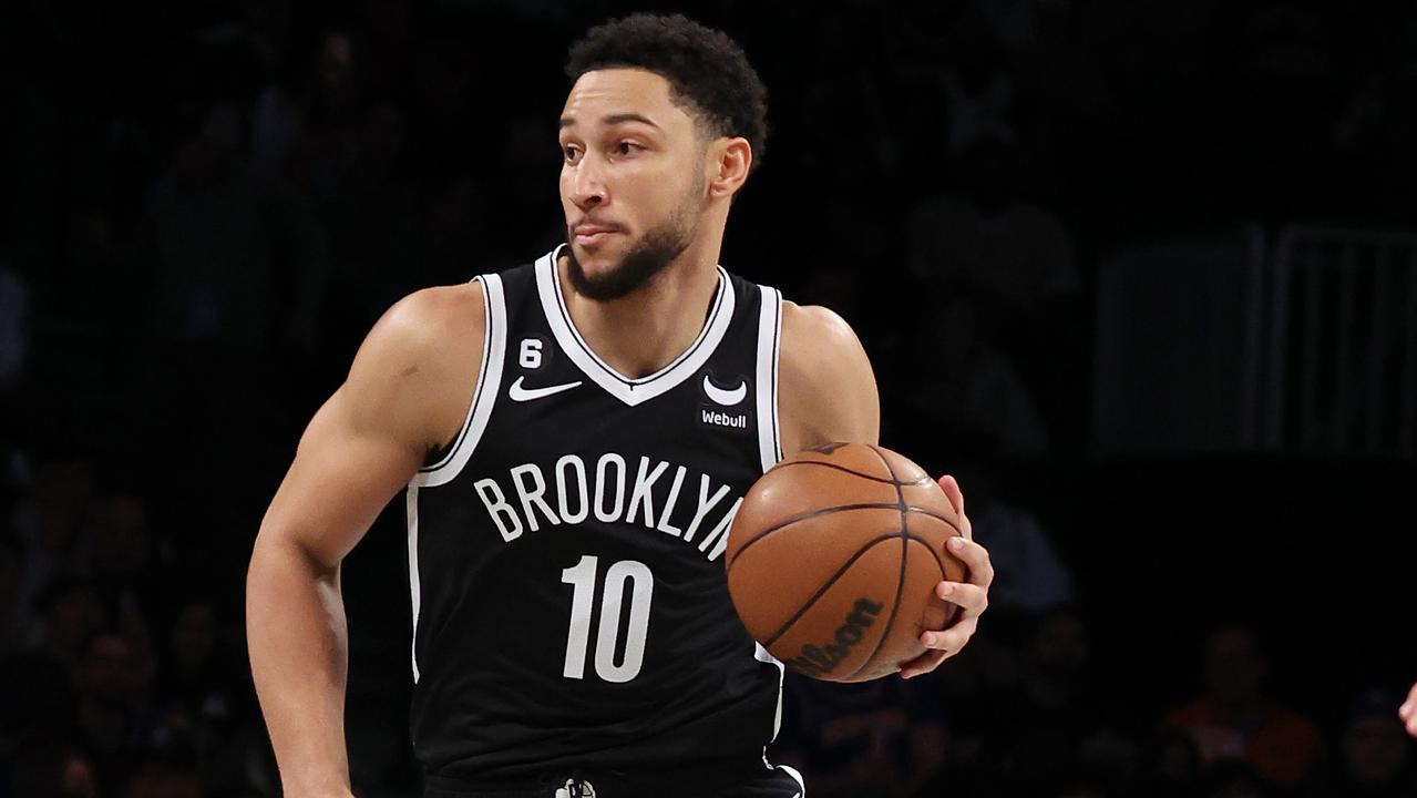 Ben Simmons was looking like his old self for Brooklyn against Portland. (Photo by Al Bello/Getty Images)