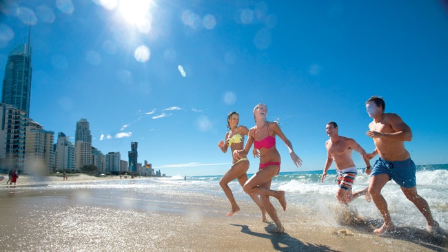 Tourism Queensland has unveiled its first global tourism tagline - Queensland, Where Australia Shines. Picture: Matt Harvey