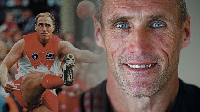 AFL legend Tony Lockett speaks to Mark Robinson.