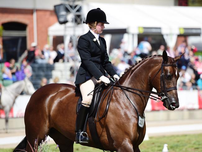 Rose McEvoy riding HB Beautiful Encounter at teh Garryowen. Picture: Zoe Phillips