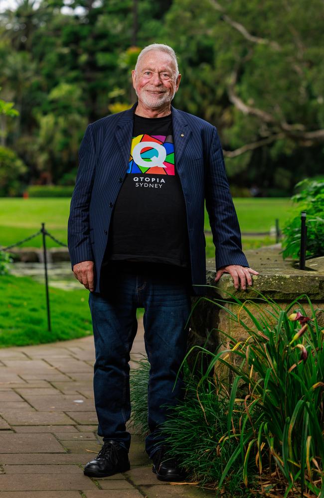 David Polson at Sydney’s Royal Botanic Garden in November. Picture: Justin Lloyd.