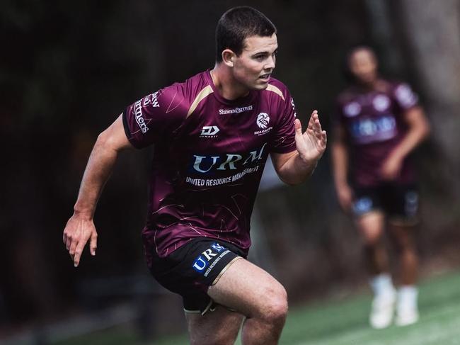 Joey Walsh is an exciting young half emerging at Manly. Picture: Sea Eagles Instagram