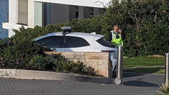 A local snapped this image of a supposed ranger at Marks Park Friday morning. Picture: Facebook