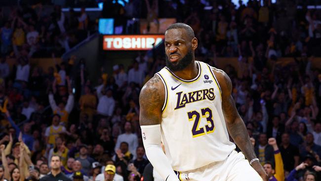 LeBron and the Lakers aren’t dead yet. Ronald Martinez/Getty Images/AFP