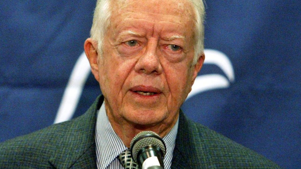 Jimmy Carter in 2004. Picture: Juan Barreto/AFP