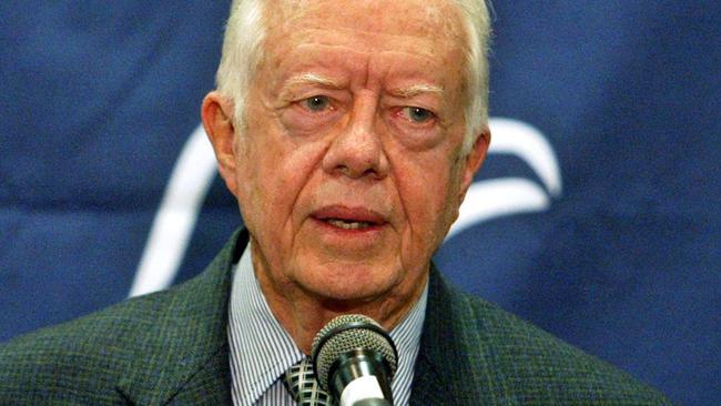 Jimmy Carter in 2004. Picture: Juan Barreto/AFP