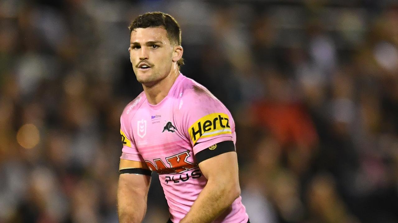 Nathan Cleary won’t be playing this weekend. Picture: Albert Perez/Getty Images