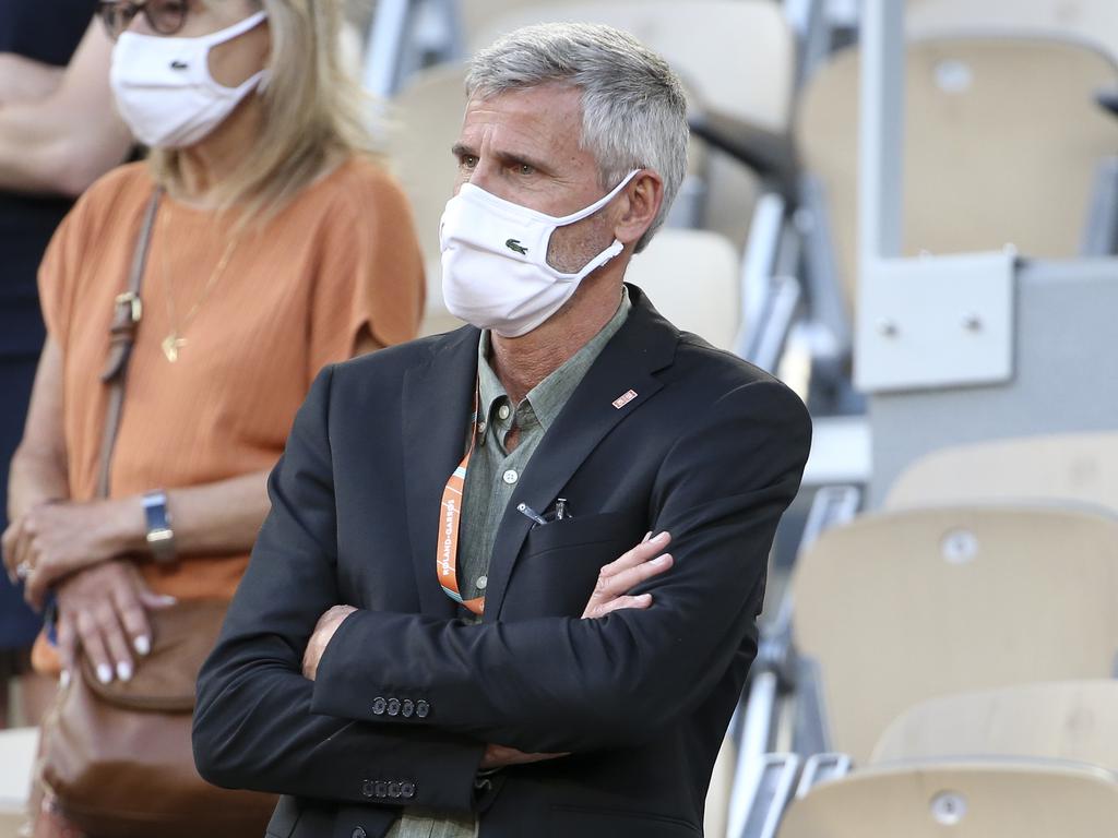 President of French Tennis Federation FFT Gilles Moretton said the French Open dealt with Naomi Osaka's media boycott "very well". (Photo by John Berry/Getty Images)