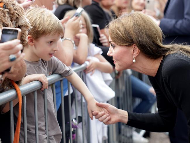 Catherine, Princess of Wales has revealed what Prince Louis said about the Queen. Picture: Chris Jackson/Getty Images