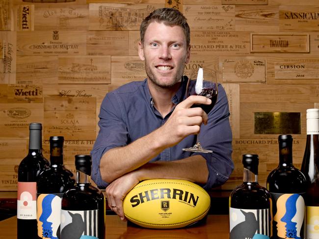 3/2/21 - Brad Ebert (pictured) along with Tom Jonas will be hosting a wine masterclass at East End Cellars called Off the Field, as part of Tasting Australia. Picture: Naomi Jellicoe