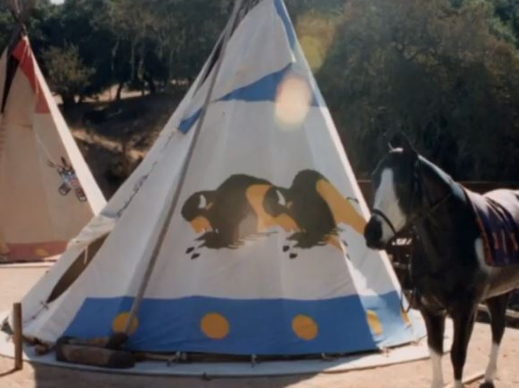 Safechuck alleges some of the sexual relations took place in these Indian teepees at Neverland. Picture: Leaving Neverland