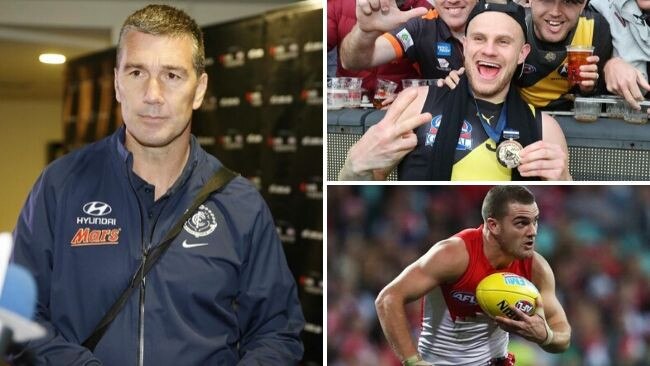 Carlton took both Brandon Ellis and Tom Papley on a tour of the club before the trade and free agency period – not that list manager Stephen Silvagni knew.