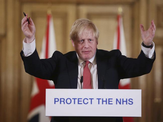 British Prime Minister Boris Johnson. Picture: AP